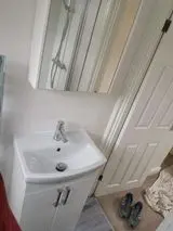 Bathroom wall and floor tiling completed by APG Plumbing & Heating Services Ltd in Cannock