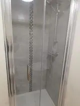 Heated chrome towel rail installed by APG Plumbing & Heating Services Ltd, Staffordshire