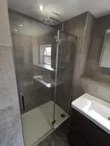 Modern bathroom suite installation by APG Plumbing & Heating Services Ltd, Staffordshire
