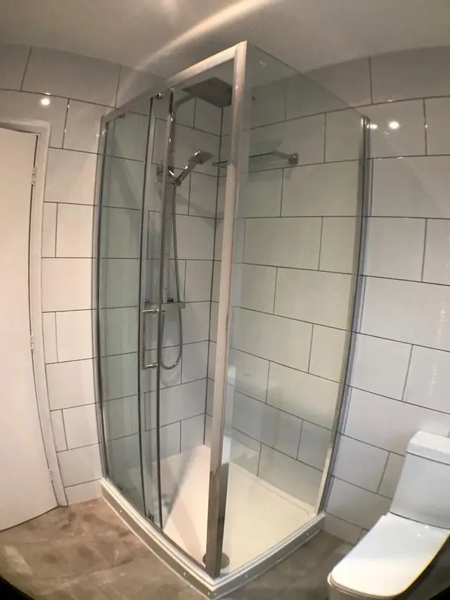 Shower fittings and thermostatic mixer installed by APG Plumbing & Heating Services Ltd in Cannock