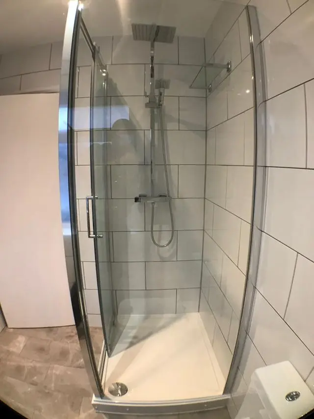 Newly fitted bathroom sink and vanity unit installed by APG Plumbing & Heating Services Ltd in Cannock