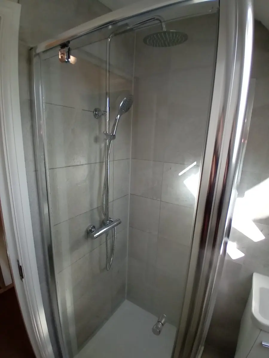 Completed bathroom refurbishment by APG Plumbing & Heating Services Ltd, Staffordshire